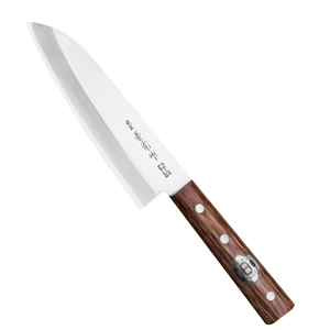 Kanetsune 1000 Shirogami#2/SS Nóż Santoku 16,5cm